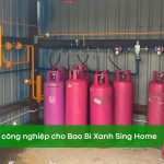 Lắp đặt hệ thống LNG tại Bao Bì Xanh Sing Home