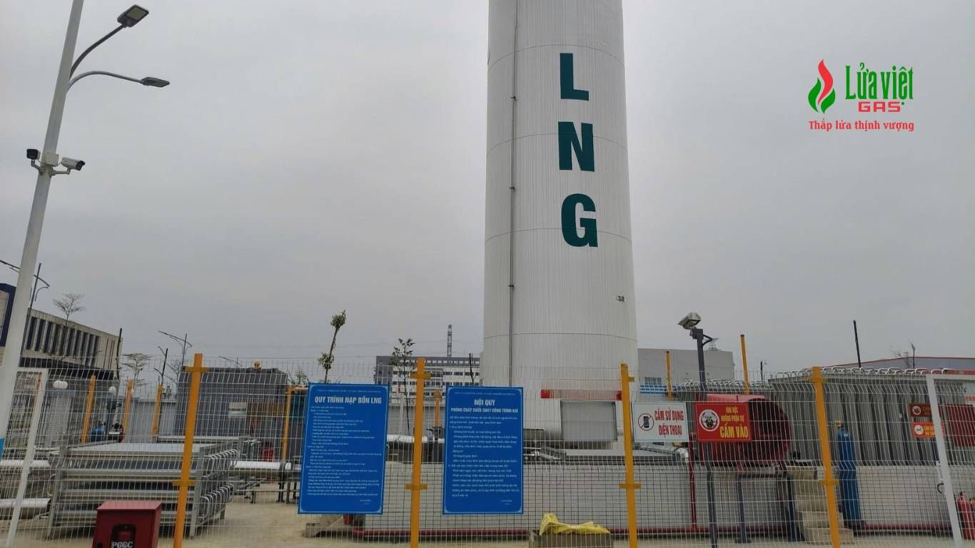 Hình ảnh trạm LNG Sika Bắc Ninh